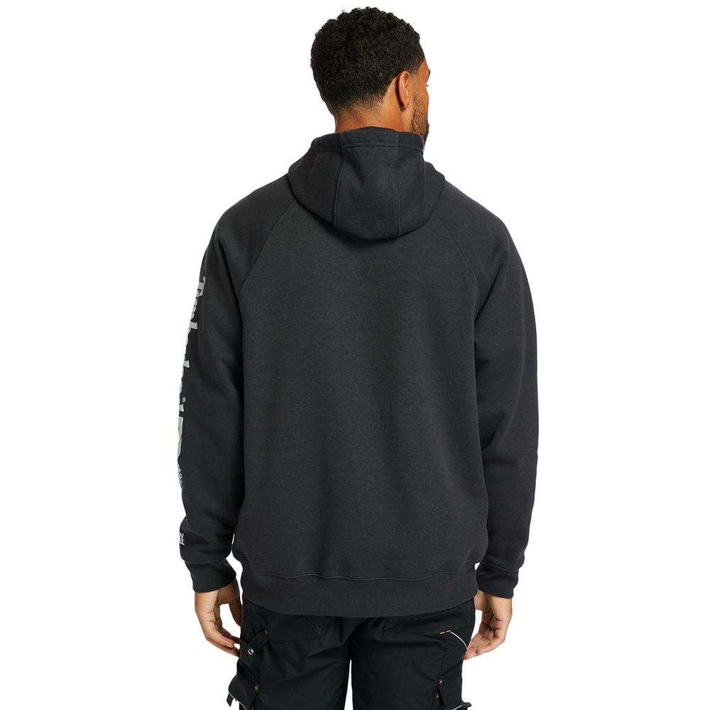 Timberland Mens Sweatshirts PRO® Hood Honcho Sport Pullover - Black - India GQ2051374